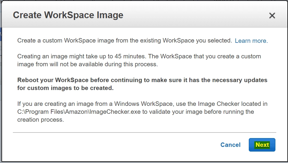 Step 1: Checking the ImageChecker