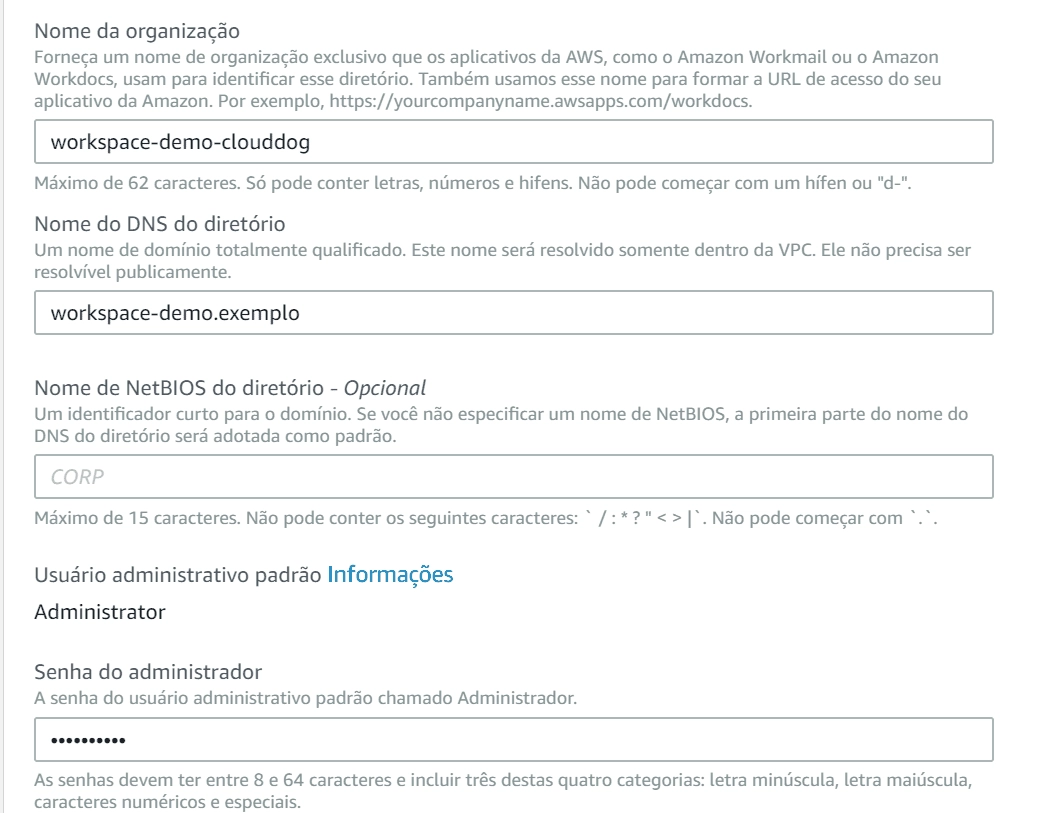 Step 1: Filling in the Directory information