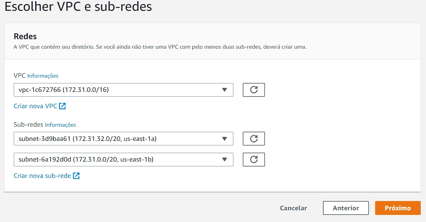 Step 1: Configuring the Directory network