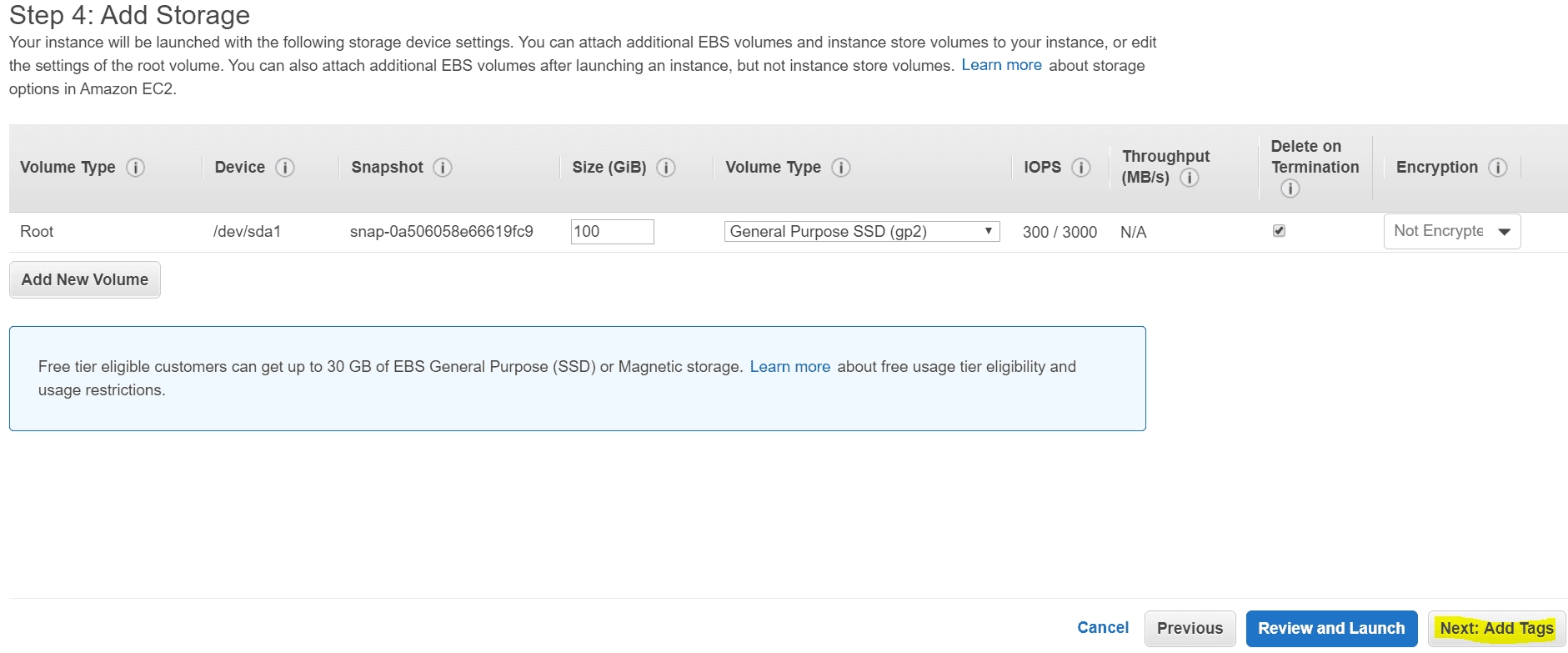 Step 1: Configuring the Disk