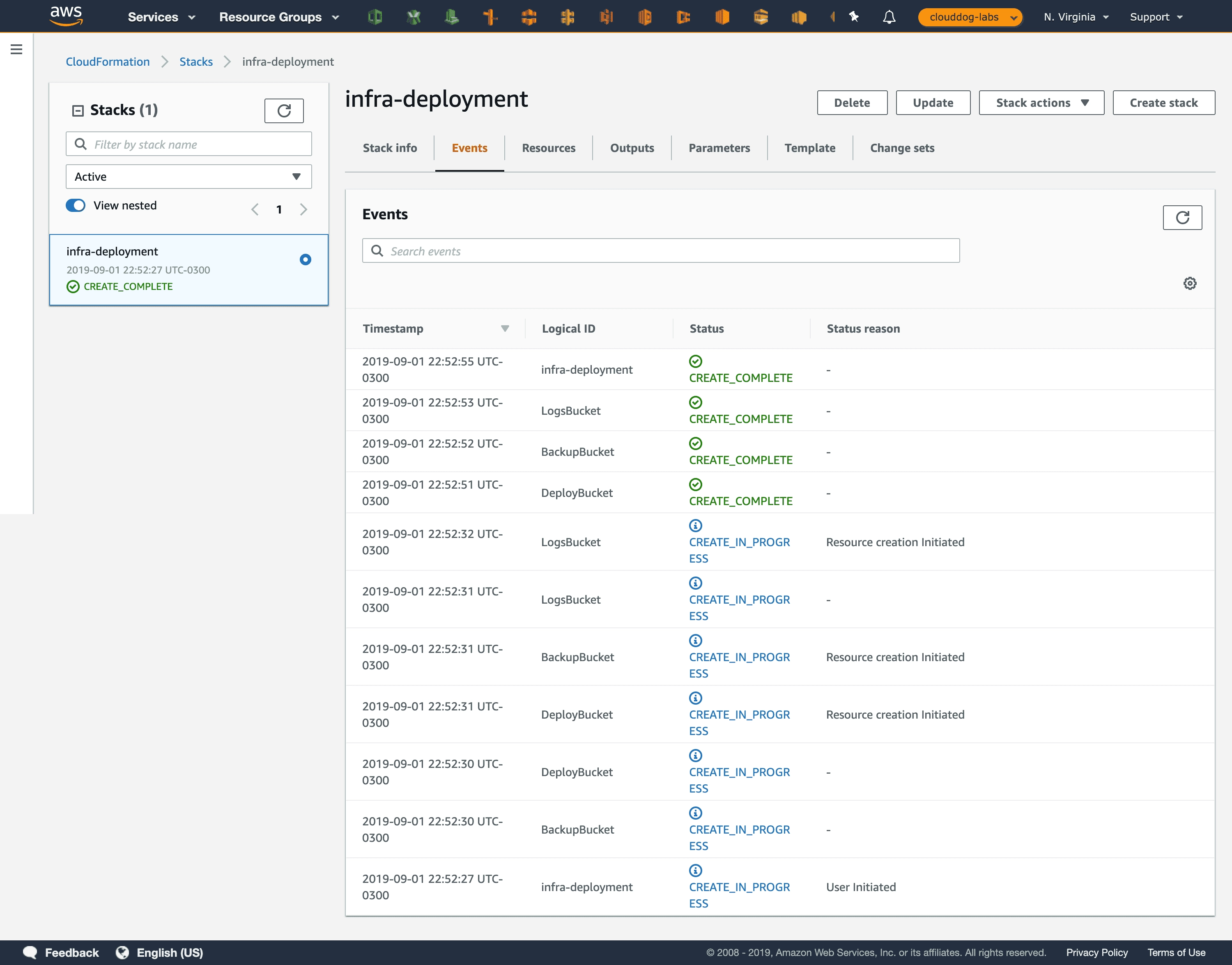 Paso 5: Creando Stack