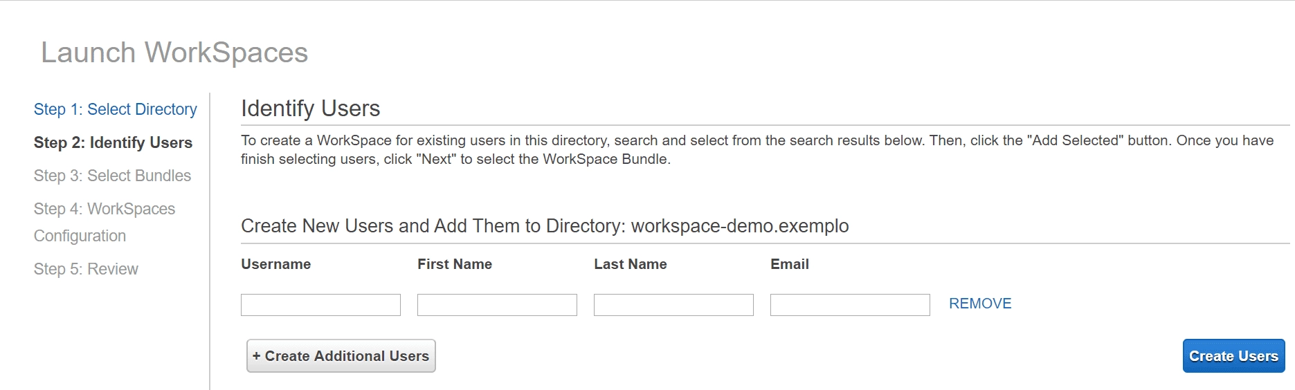 Step 3: Creating a User