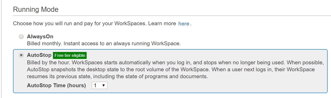 Step 3: Selecting the Running Mode