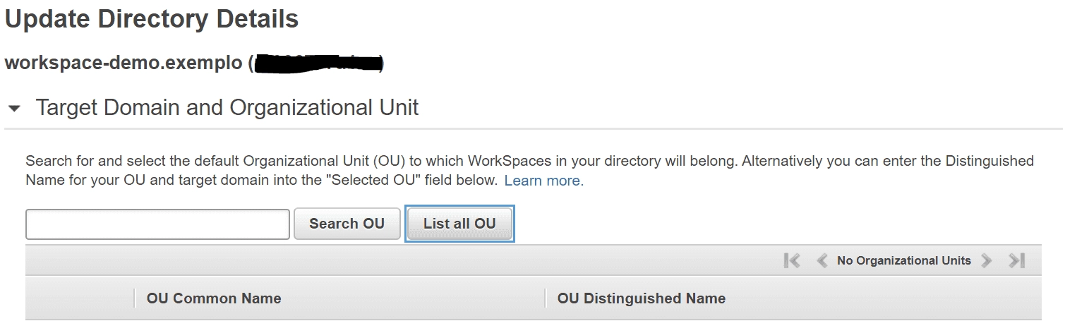 Step 4: Relating the Directory to an OU