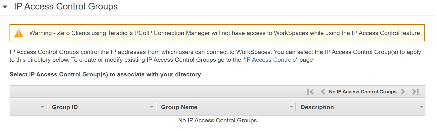Step 4: Creating Access Control with IP Groups