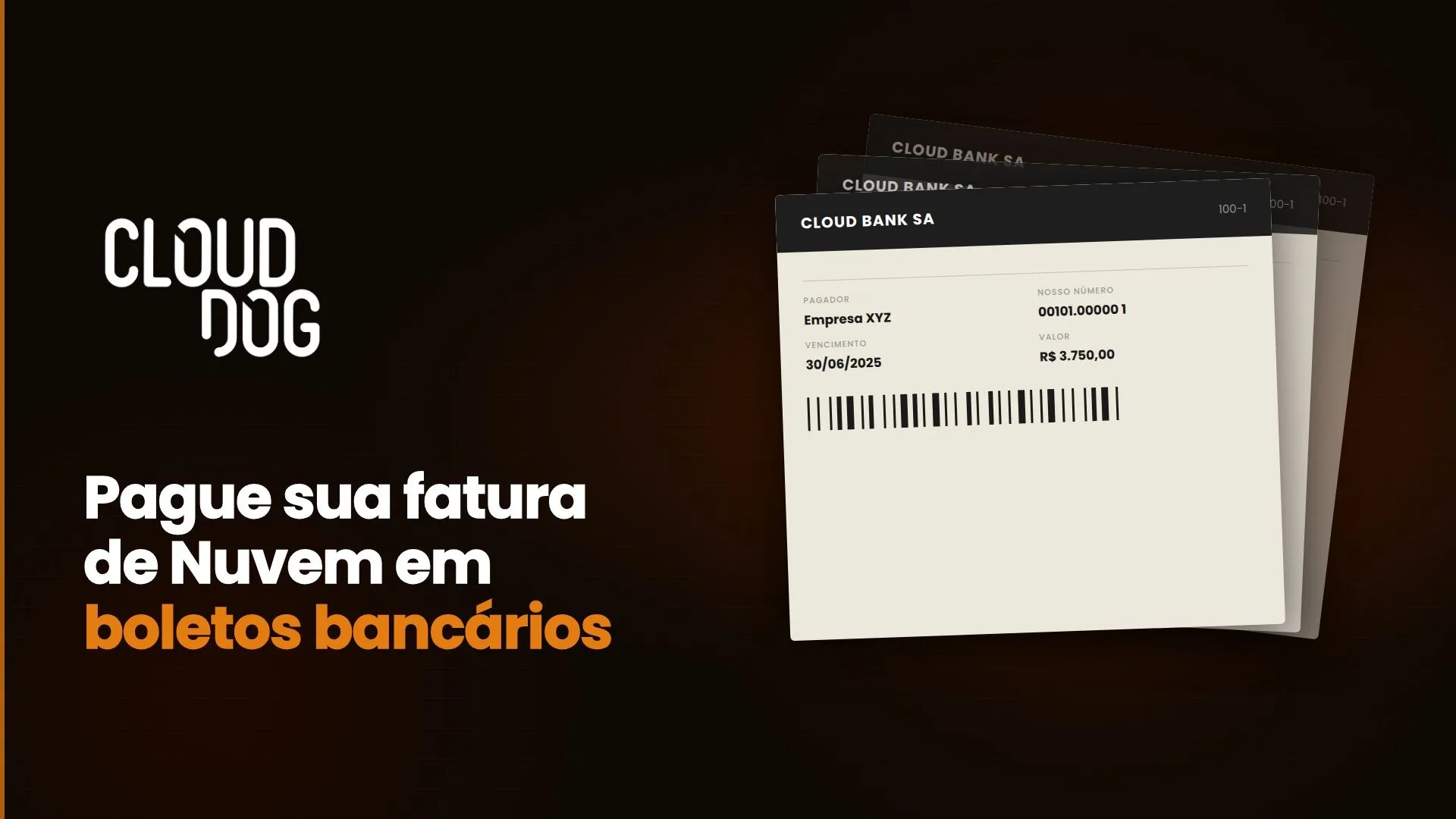 Pagamento de Nuvem em Boleto